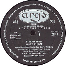 古典黑胶唱片标签之ARGO
