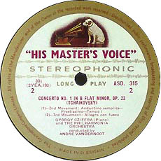 古典黑胶唱片标签之HMV（EMI）